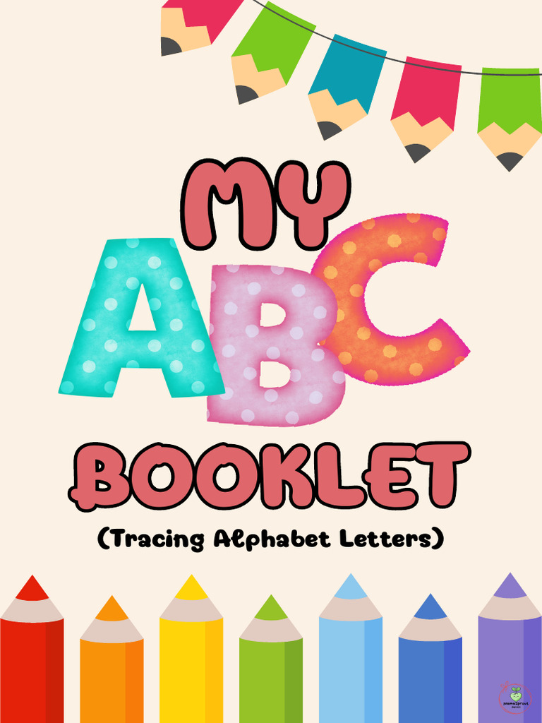 ABC Tracing Letters Booklet Worksheet Colored-V1 | PDF