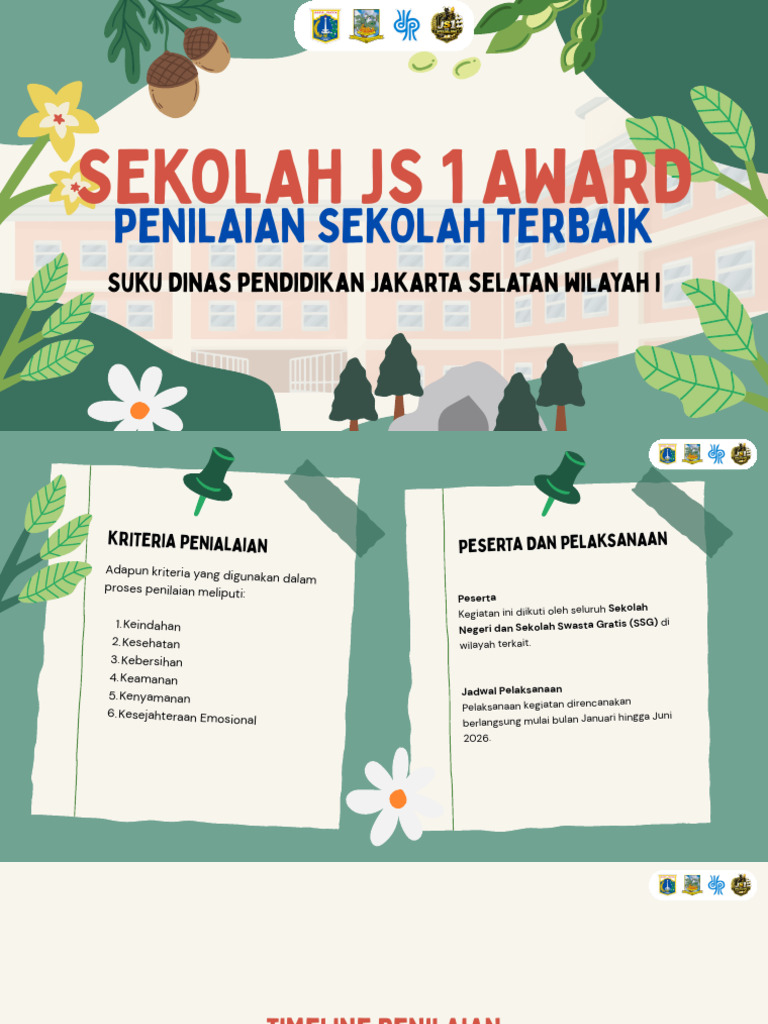 Rev - Sekolah Terbaik Js One Award Sudindikjs1 | PDF