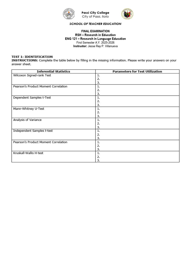 Take Home Final Examination | PDF | Student's T Test | Data Analysis