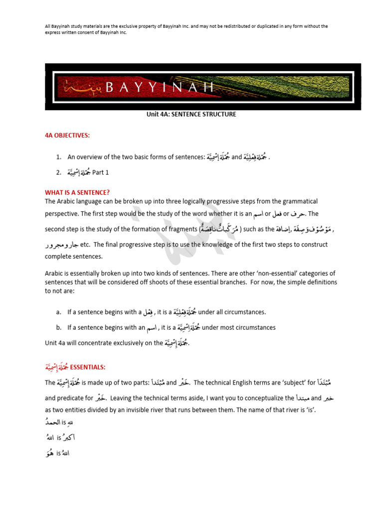 Unit 4 A | PDF | Linguistics | Grammar