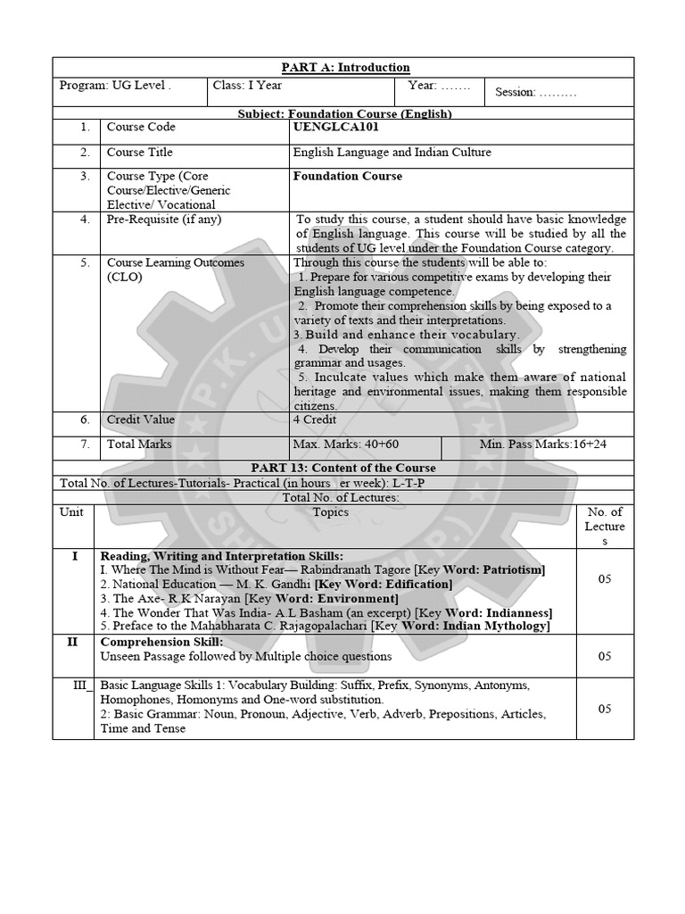 BCA 1st Semester Syllabus 2023 24 | PDF | Computer Data Storage ...