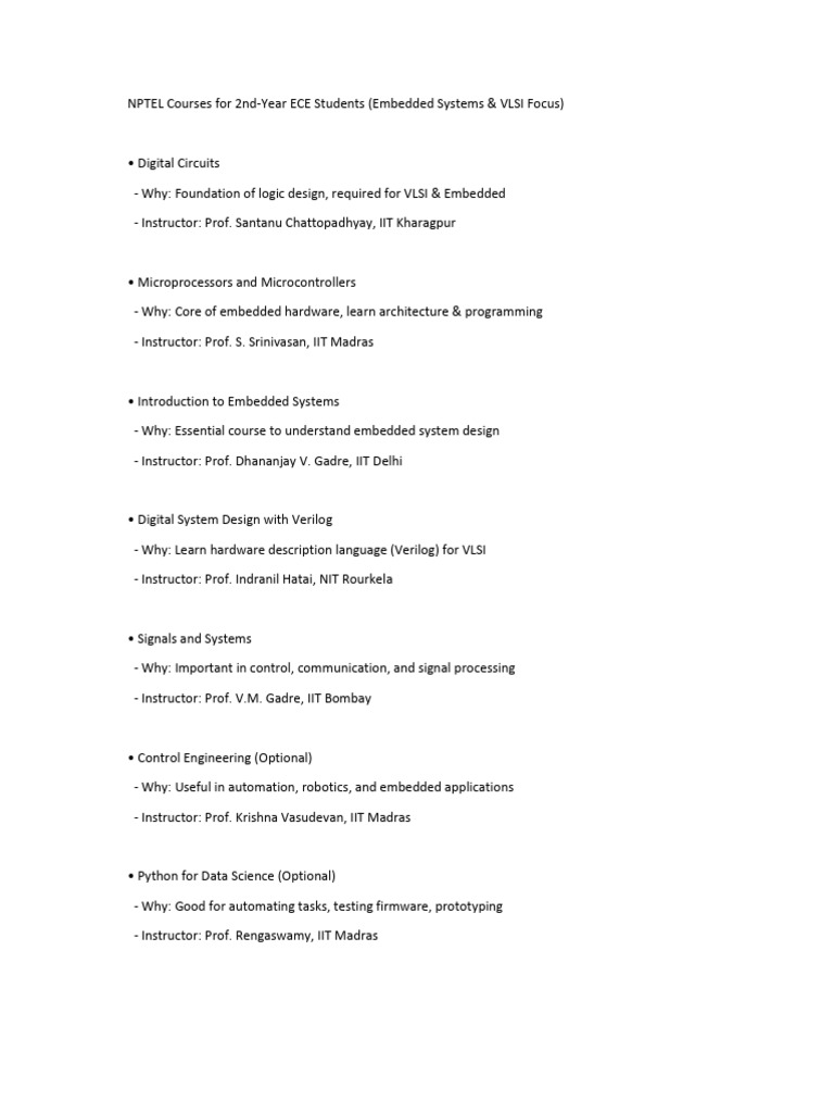 Short Note of NPTEL | PDF