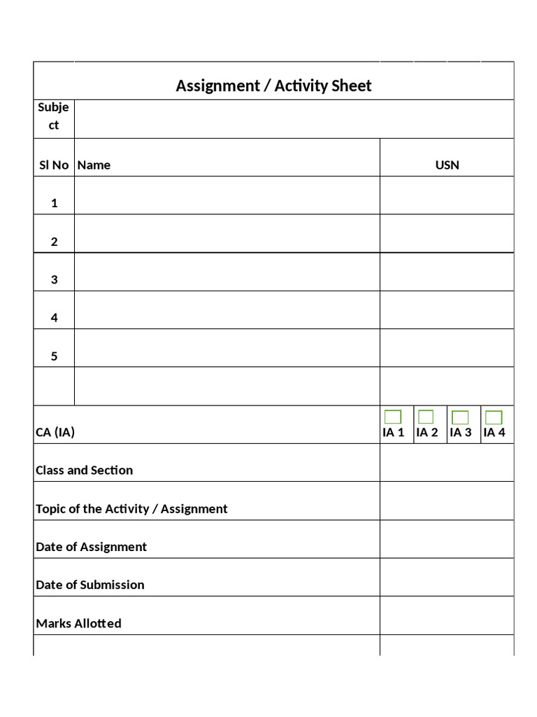 Front Sheet | PDF