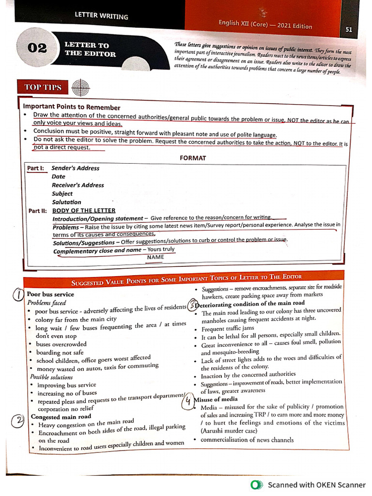 Letter Writing | PDF