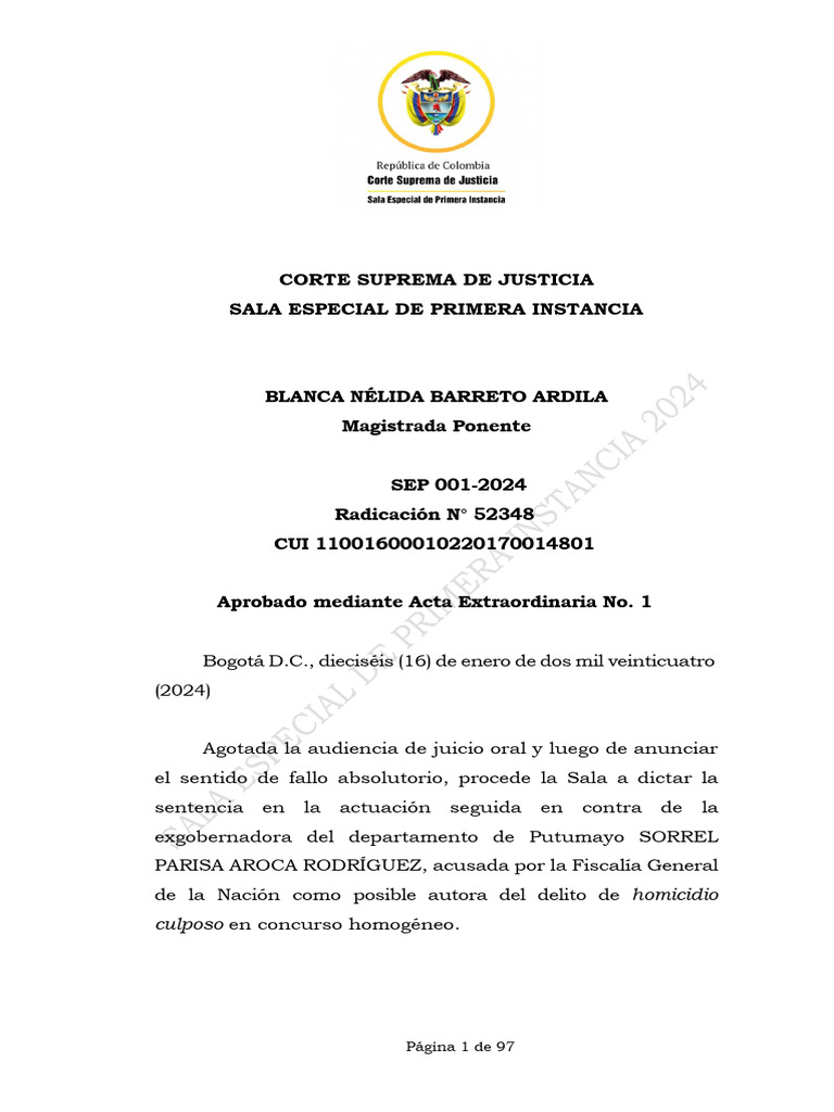 SEP001-2024(52348) | PDF | Justicia | Crimen y violencia