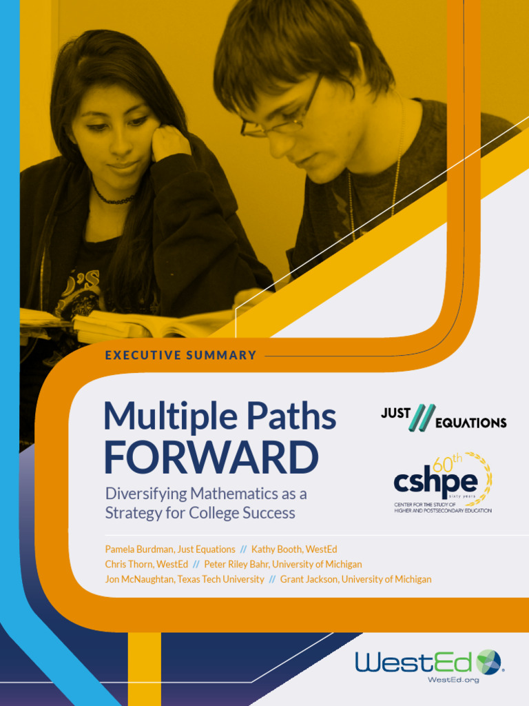 Multiple Paths Forward Diversifying Mathematics as a Strategy for ...