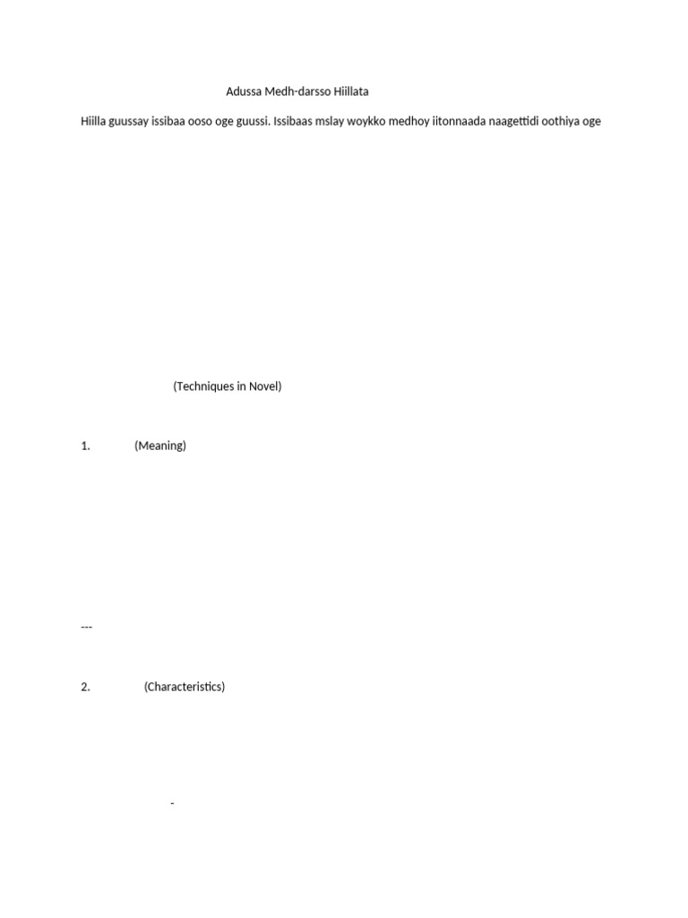 Novel | PDF