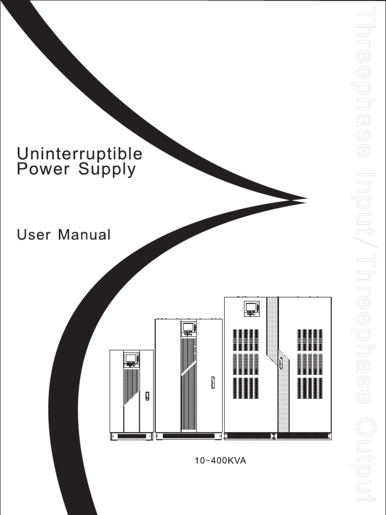 EP Series 10 400KVA User Manual | PDF | Power Inverter | Power Supply