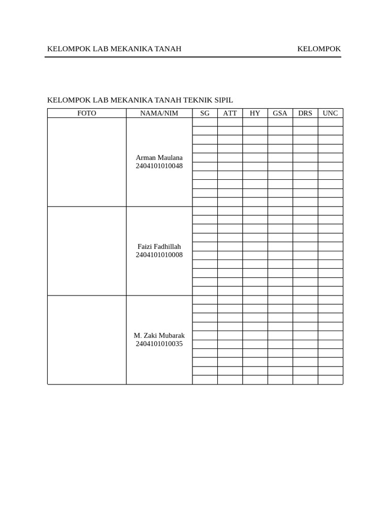 Form Prakmektan | PDF