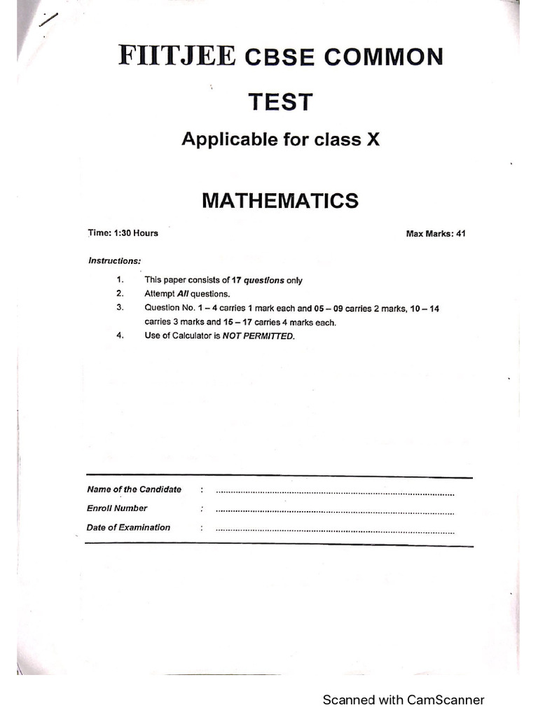 Cth Subjective | PDF