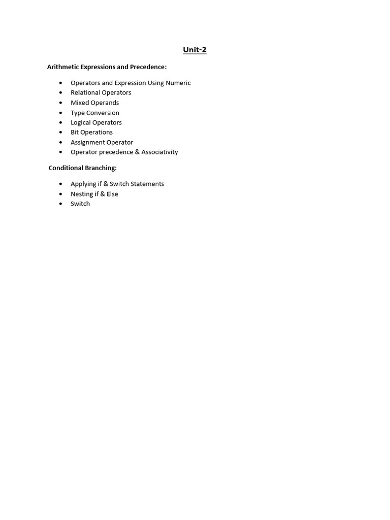 Unit 2 Part 1 Full Notes | PDF | Pointer (Computer Programming ...
