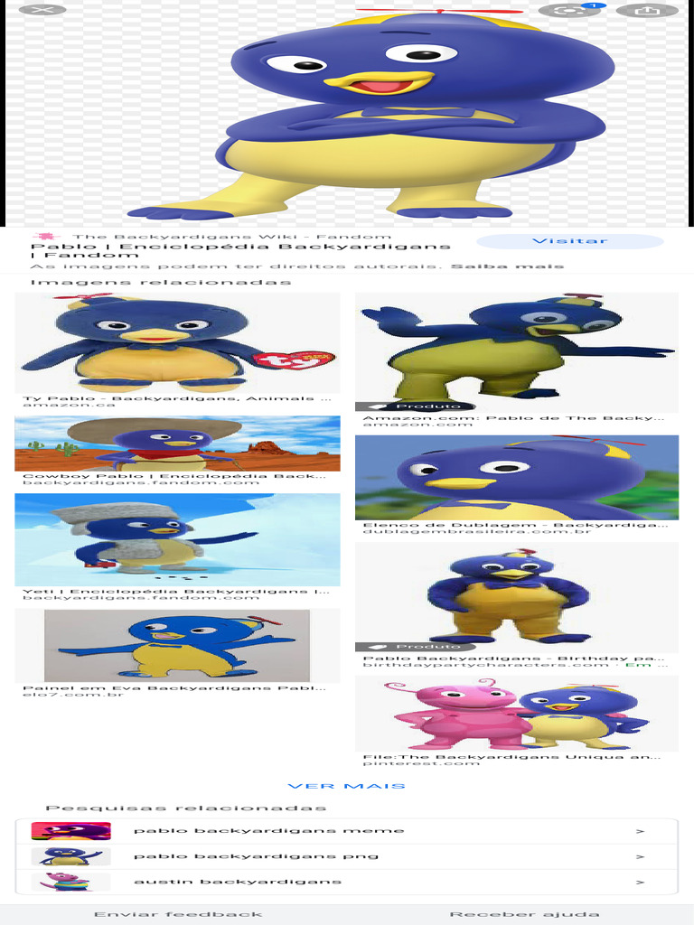 Pablo Backyardigans - Pesquisa Google | PDF