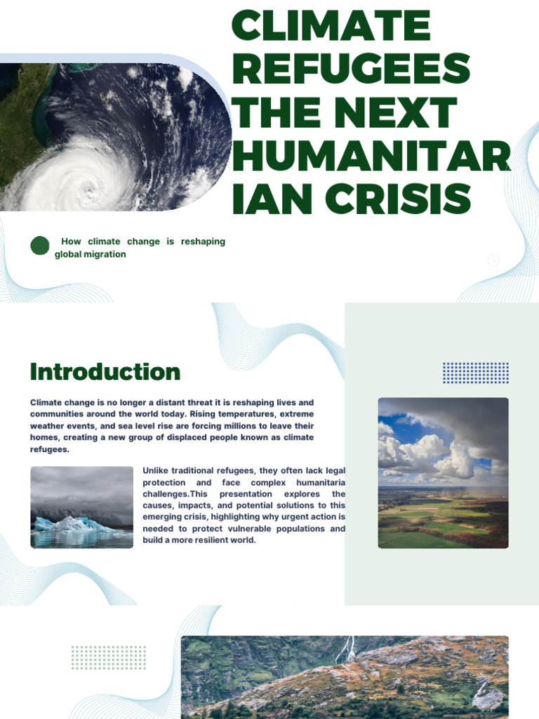 Climate Refugees The Next Humanitarian Crisis | PDF | Climate Change ...