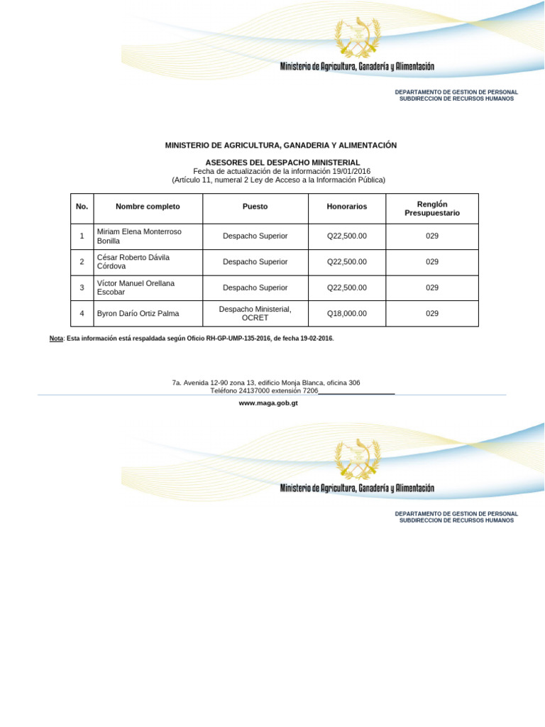 1asesores Desp En16 | PDF