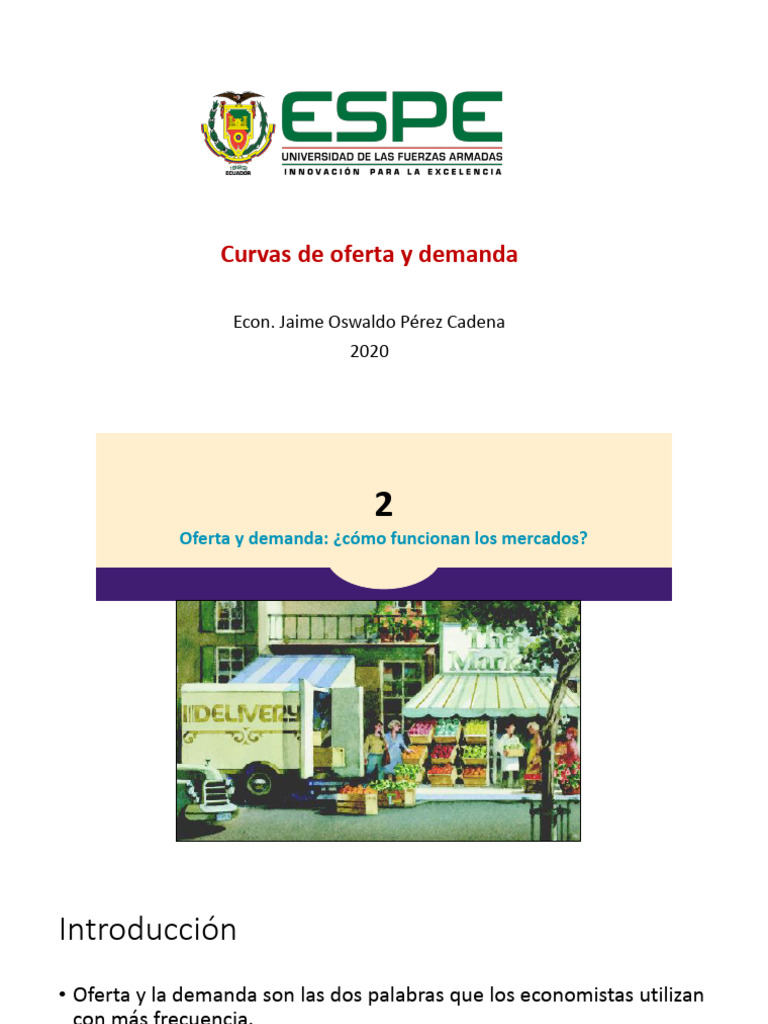 La Curvas de Oferta y Demanda | PDF | Oferta y demanda | Mercado (economía)