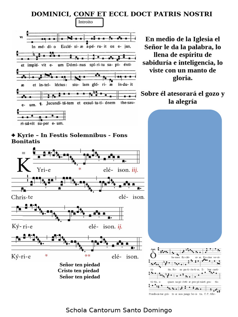 Dominici Patris Nostri | PDF