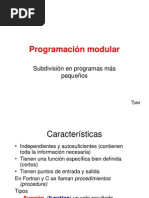 Programación Modular: Subdivisión en Programas Más Pequeños