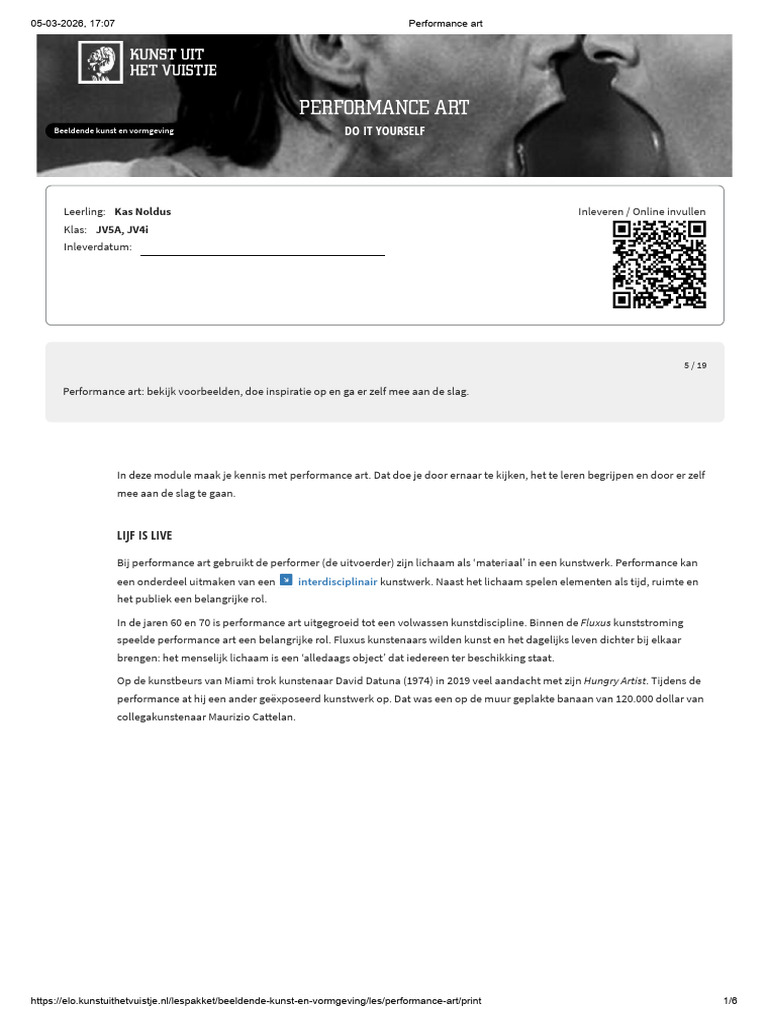 Performance Art Noldus Ckv | PDF