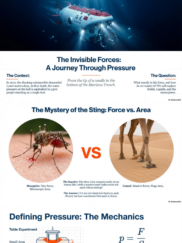 The Physics of Pressure | PDF