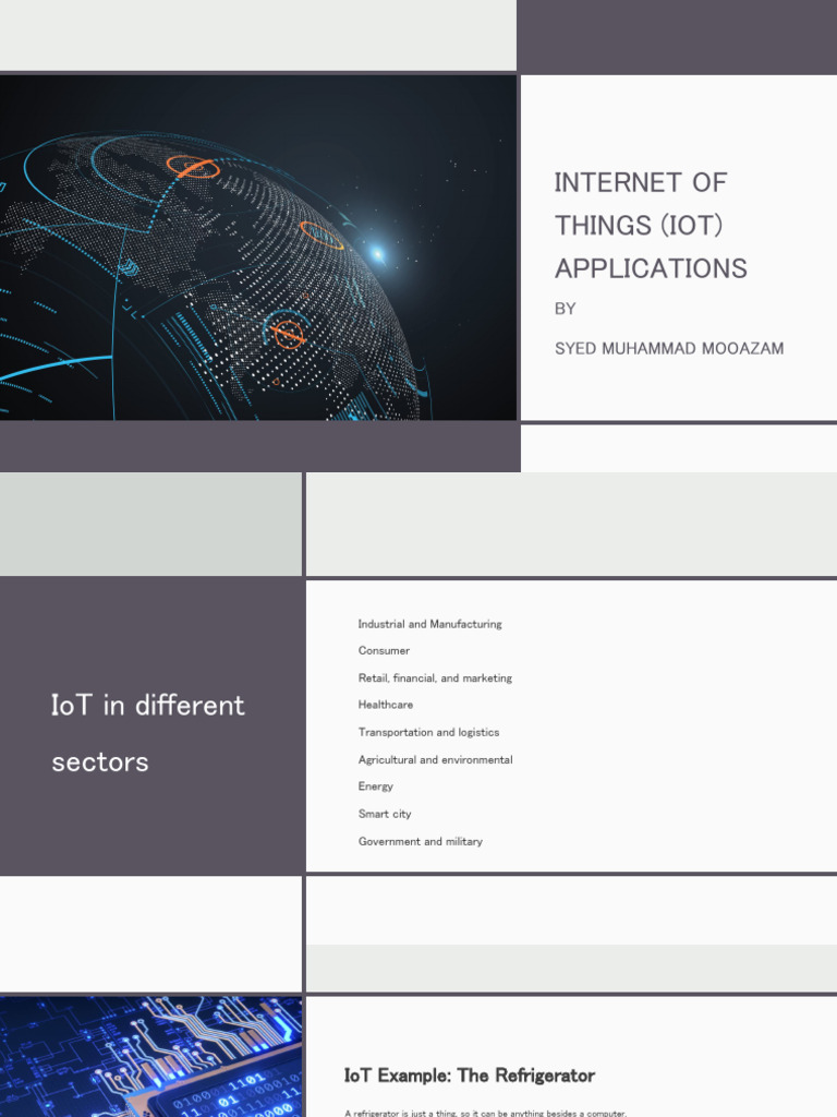 2) IoT Applications | PDF | Internet Of Things | Agriculture