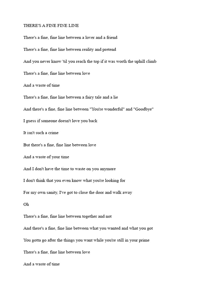 Fine Fine Line | PDF
