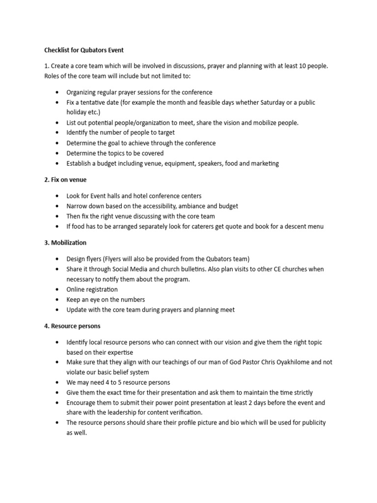 Checklist_for_Qubators_Conference | PDF