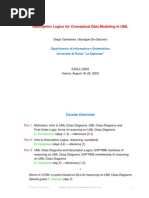 Description Logics for Conceptual Data Modeling in UML