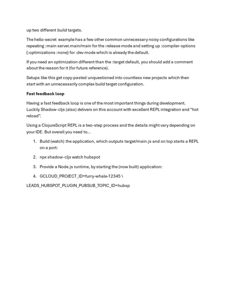 Up Two Different Build Targets | PDF