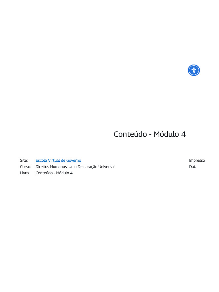 Conteúdo - Módulo 4 | PDF