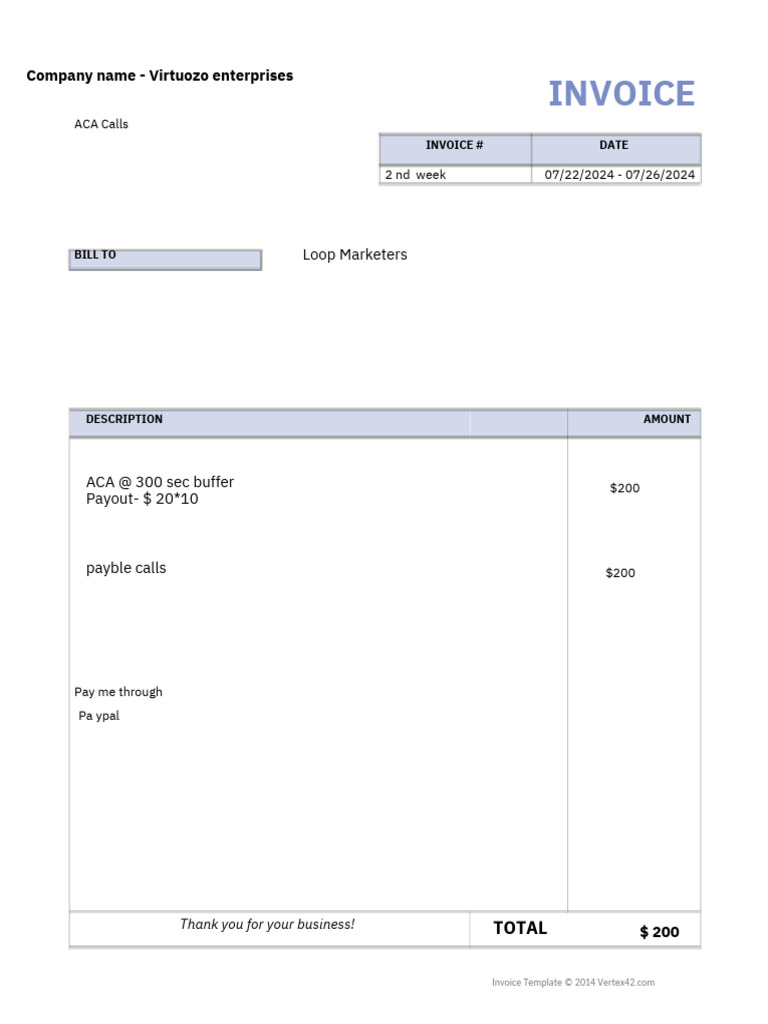 Invoice Loop 2 .PDF | PDF