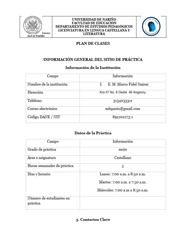 plan de clases 4 género dramático (1) | PDF | Evaluación | Salón de clases