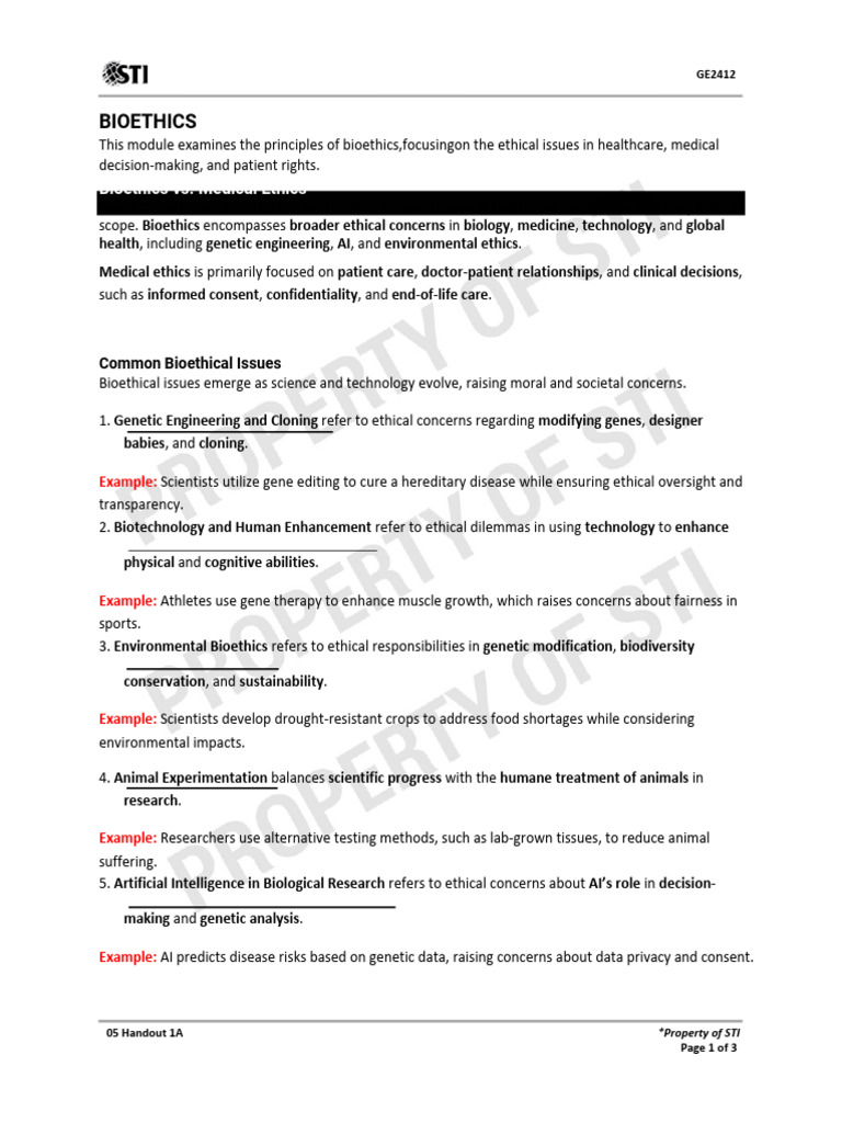 BIOETHICS.pdf_20260308_093906_0000 | PDF | Medical Ethics | Bioethics