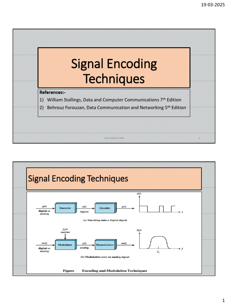 Encoding Techniques KATTA SIR | PDF | Naming Conventions | Signal ...