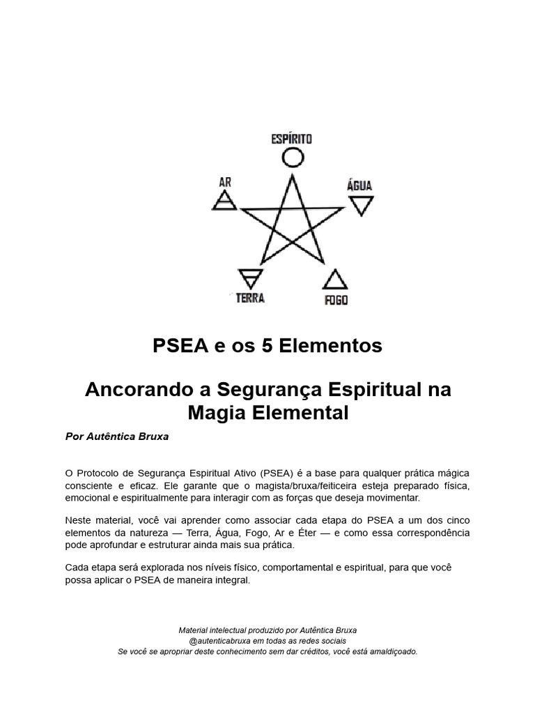 PSEA - Protocolo de Segurança Espiritual Ativo (1) 2 | PDF | Física