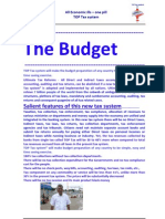 The Budget: Salient Features of This New Tax System