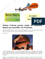 Polícia Federal prende irmão do radialista Mução por pedofilia, em Fortaleza