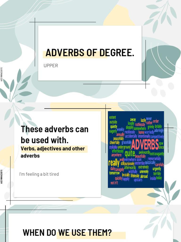 Adverbs | PDF