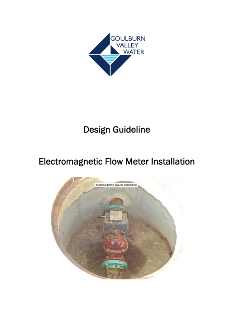 Design Guidelines Electromagnetic Flow Meters | PDF | Flow Measurement ...