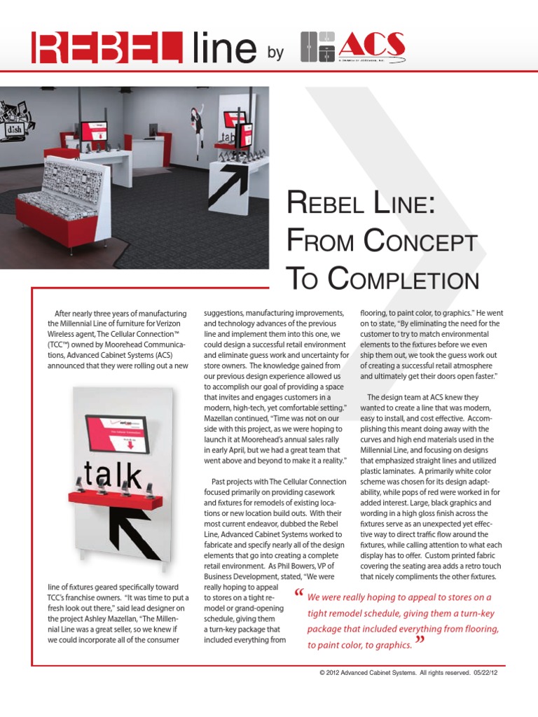 ACS Rebel Line Case Study Prototype Retail