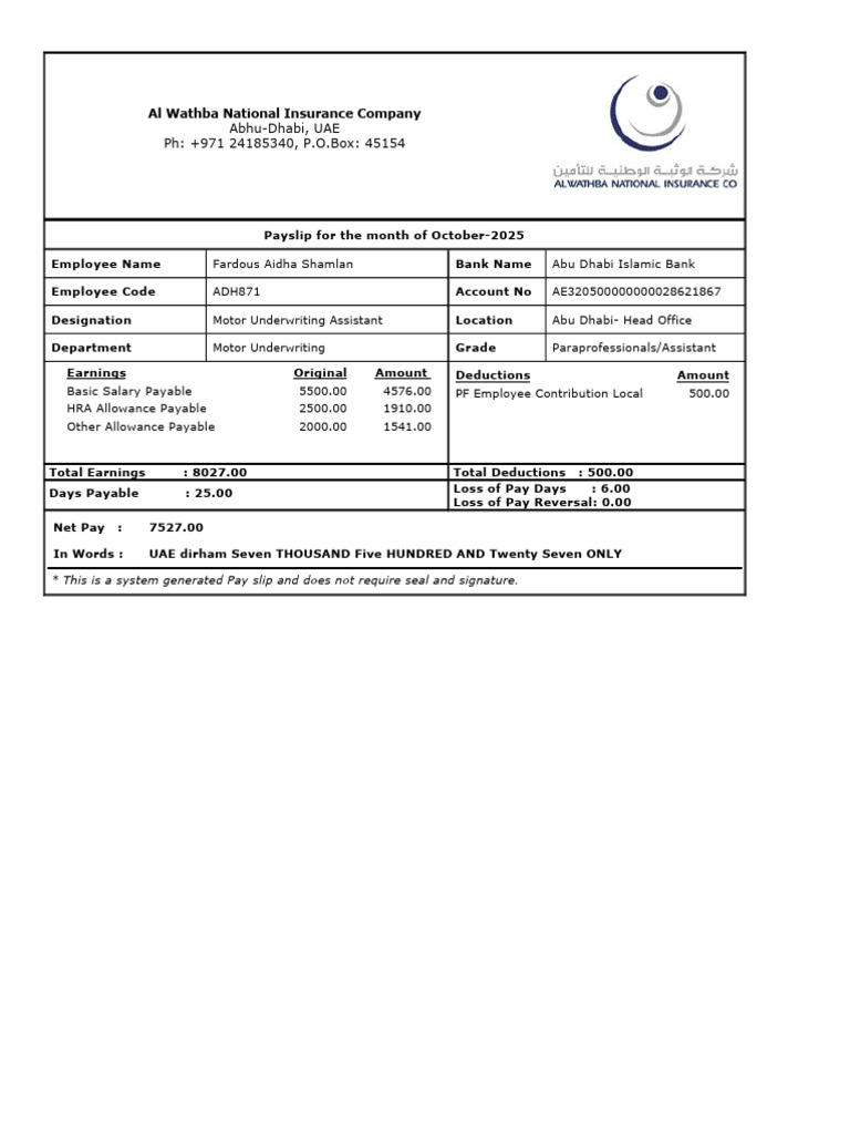 Payslip(Adh871) (3) | PDF