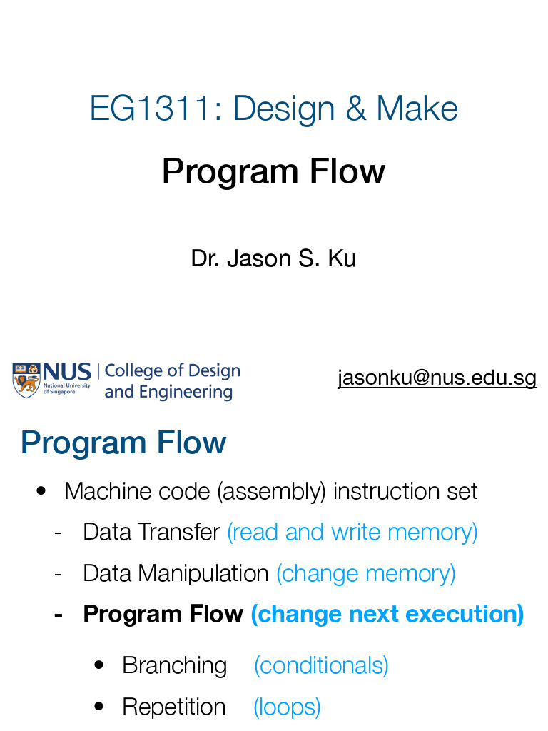 L2D Program Flow | PDF | Control Flow | Computer Science