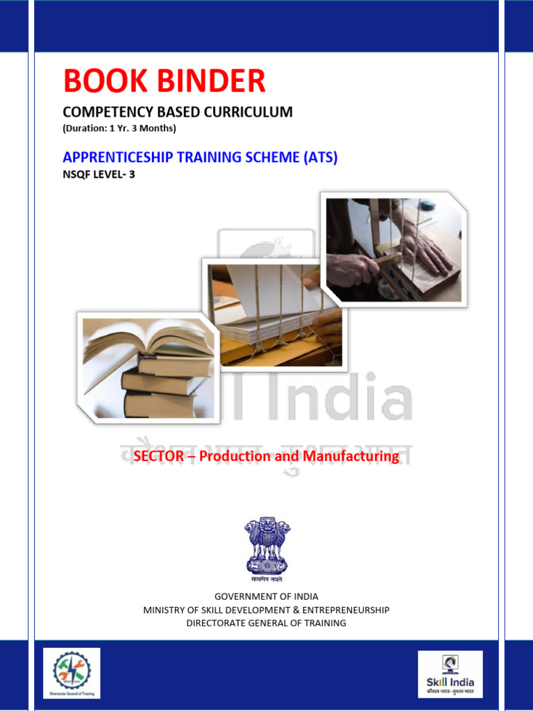 ATS-Book Binder-NSQF-3 | PDF