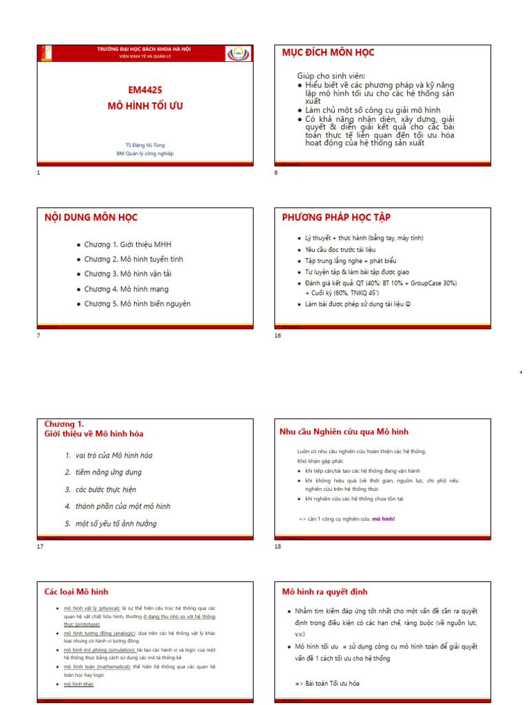 EM4425 Ch1 Gioi Thieu MHH | PDF