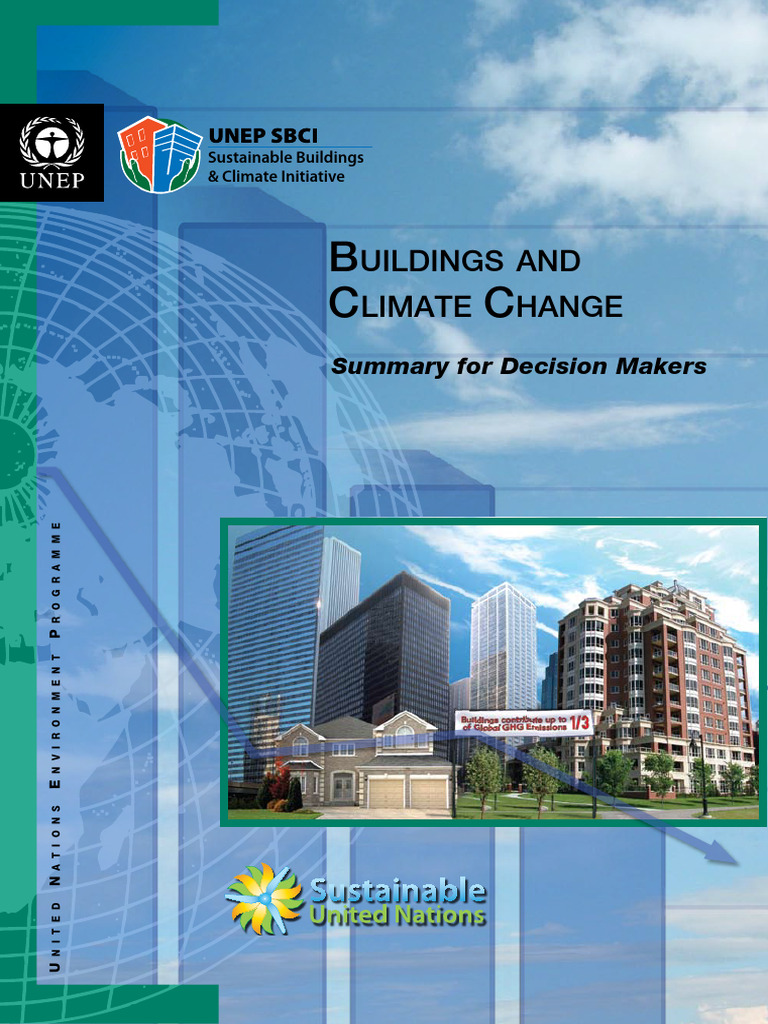 Buildings and Climate Change | PDF | Climate Change Mitigation ...