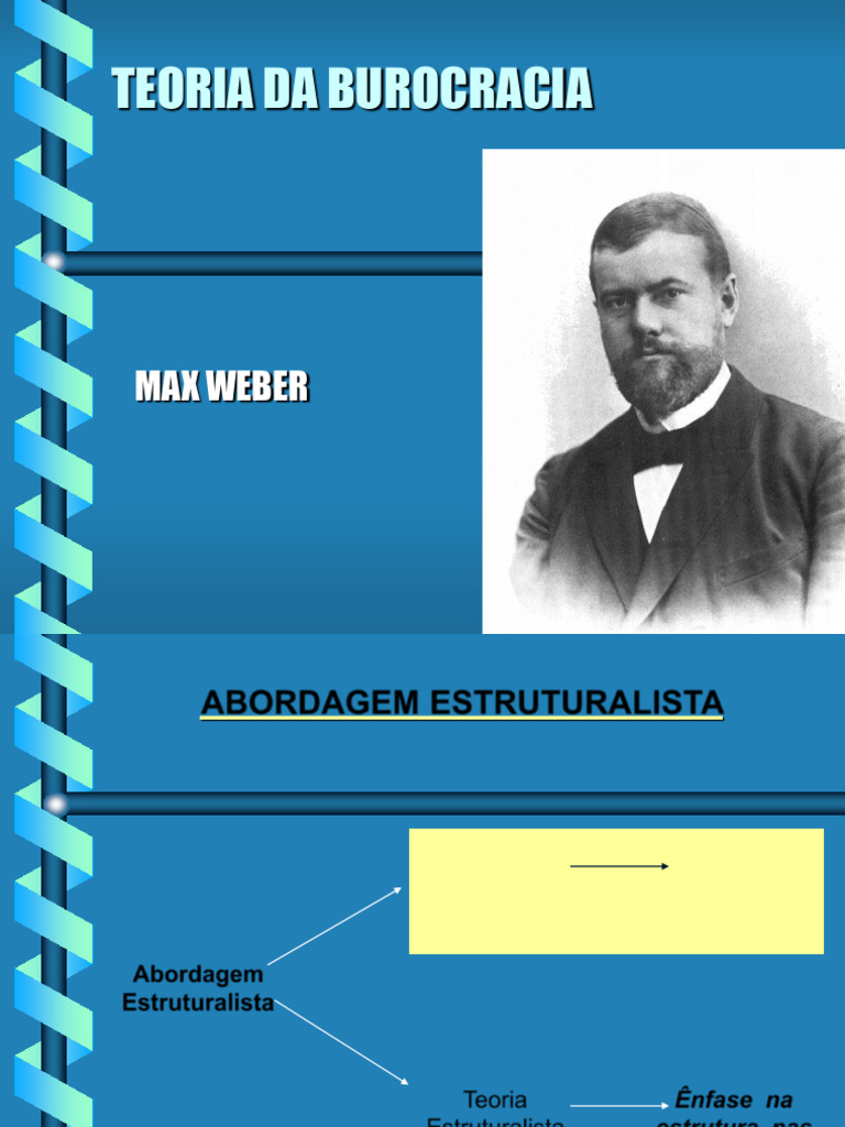 Teoadm - Aula Vi - Teoria Da Burocracia | PDF | Burocracia | Max Weber