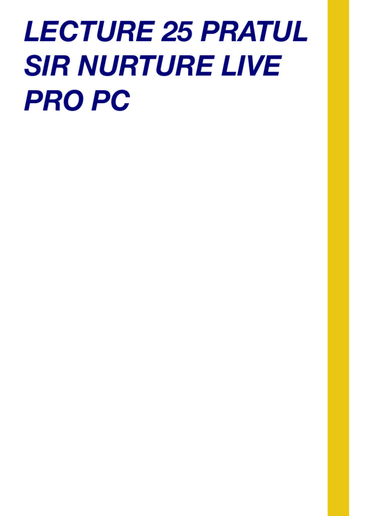 Lecture 25 Pratul Sir Nurture Live Pro | PDF | Redox | Chemical ...