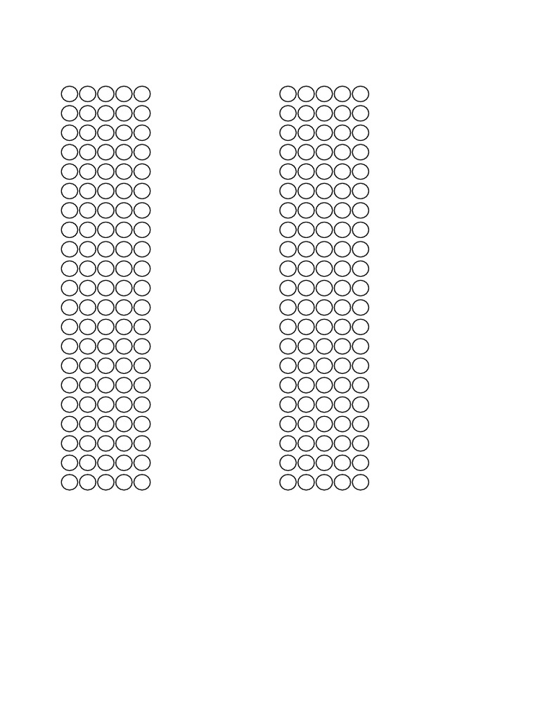 Professional Bubble Sheets Final | PDF | Writing Implements | Stationery