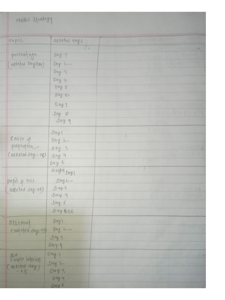 Maths Strategy | PDF