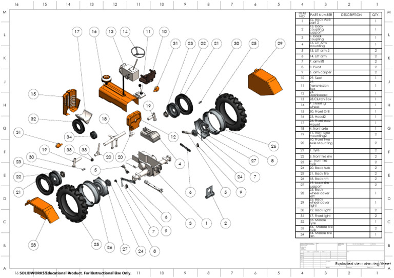 Exploded View Drawing Sheet | PDF | Automotive Technologies | Chess ...