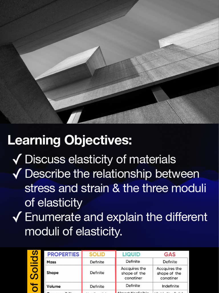 Elasticity Stress and Strain | PDF | Elasticity (Physics) | Deformation ...